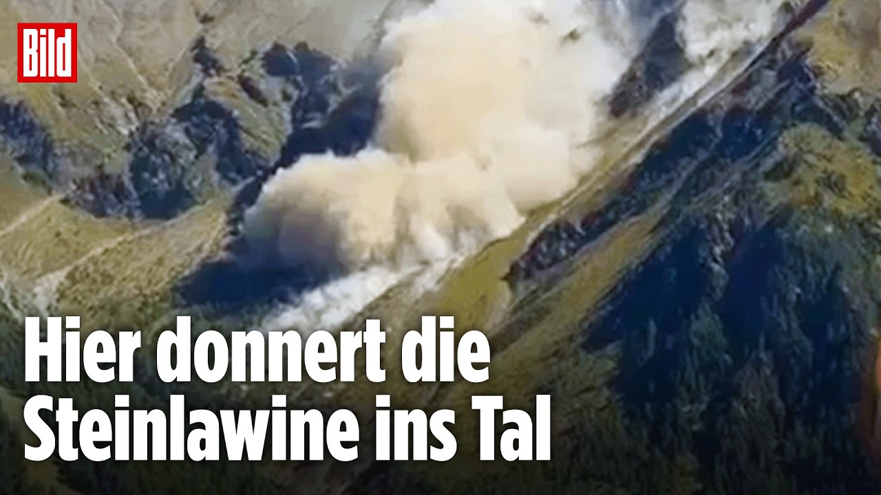 SÜDTIROL: Gigantischer Felssturz in Südtirol! Wanderwege vorsorglich gesperrt