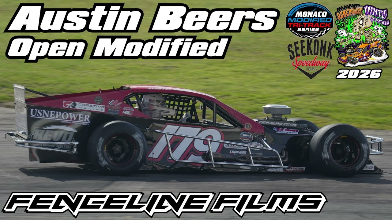 Austin Beers Monaco Tri Track Modified USNE Power Haunted Hundred XL Seekonk Speedway 2026