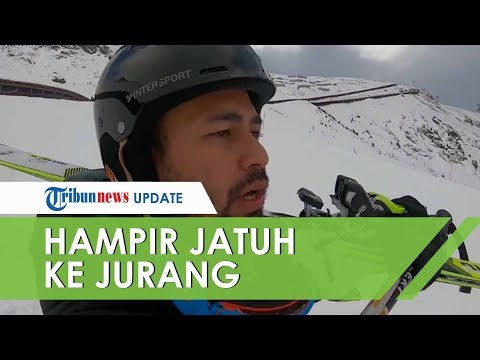 Main Ski di Swiss, Raffi Ahmad Hampir Jatuh ke Jurang hingga buat Nagita Syok