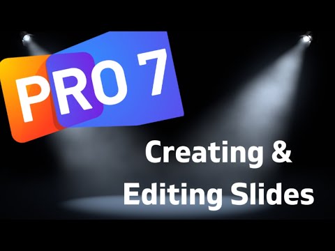 Propresenter 7 Tutorial - Creating your first slides and presentations