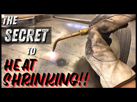 Heat Shrinking Techniques EXPLAINED!! Fixing The HUGE Dent I Just Put In My Roof!