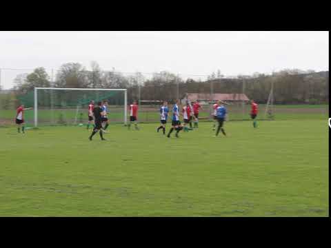 Unia Fredropol - Leśnik Bircza bramka 2-0 36' Paweł Duński (as.Arkadiusz Pająk)