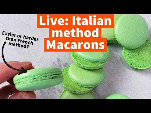 Macaron live: Italian method!