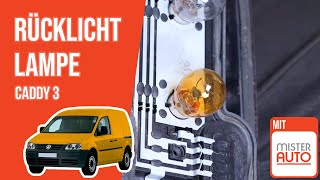 Youtube thumbnail of video "Wie Caddy 3 Rücklicht Lampe wechseln 💡"