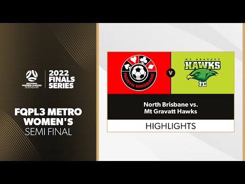 FQPL 3 Metro Women's Grand Final - North Brisbane vs. Mt Gravatt Hawks Highlights