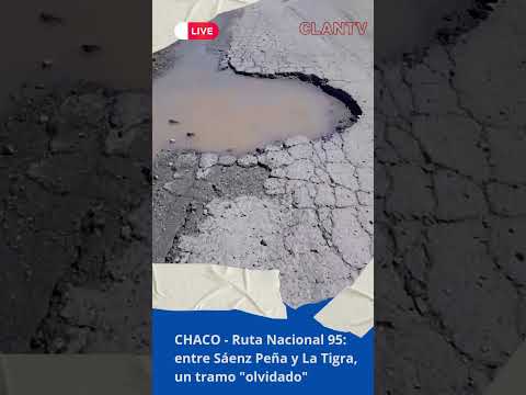 CHACO - Ruta Nacional 95: entre Sáenz Peña y La Tigra, un tramo "olvidado"