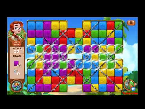 Lost Island Blast Adventure Level 600 NO BOOSTERS - A S GAMING