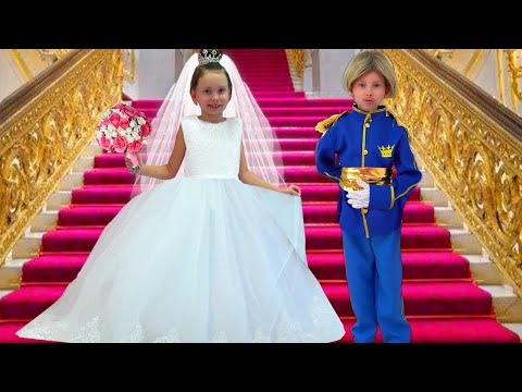 Alice dress up in new princess dress & dreams of a Prince