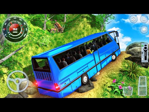 Bus Driver 3D: Hill Station - Offroad Euro Bus Mountain Driving - Android GamePlay