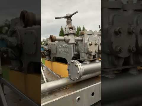 Gardner Denver Triplex Pump - Equipment Demonstration