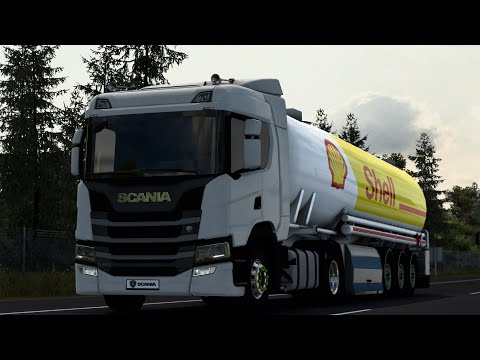 ETS2 Convoy - Scania G450 en Grand Utopia