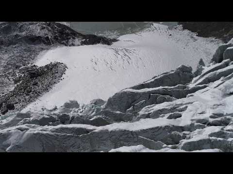 Valmalenco glacier, Italy - Drone 4K