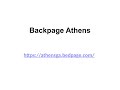 Backpage Athens