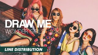 Wonder Girls (원더걸스) - Draw Me (그려줘) | Line Distribution