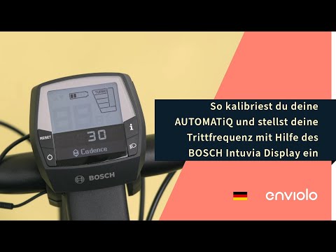 So kalibriest du deine Automatiq und stellst deine Trittfrequenz mit Hilfe des BOSCH Intuvia Dis...