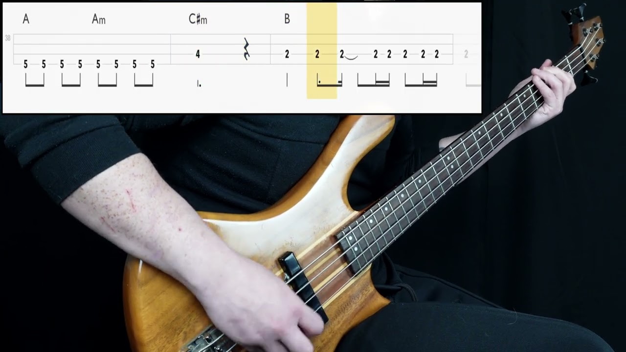 Pixies - Where Is My Mind? (Bass Only) (Play Along Tabs In Video)
