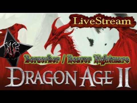 Dragon Age II | Sinistra Hawke Reaver/Berserker | Nightmare Diff XBox360