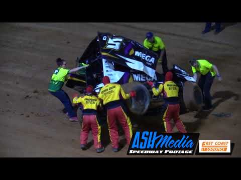 Sprintcars: Dan Murray Rollover - Archerfield Speedway