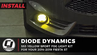 2014-2019 Fiesta ST Install | Diode Dynamics SS3 Pro Yellow SAE Fog Light Kit