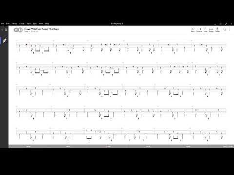 Have You Ever Seen The Rain (Creedence Clearwater Revival ) Tablatura e base Senza Basso