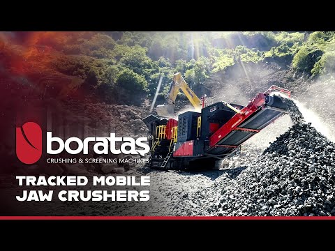 Boratas Tracked Jaw Crushers | Hybrid Diesel-Electric Drive | kırma eleme konkasör | çeneli kırıcı