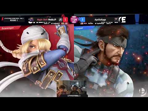 Litvitational 2 - WebbJP (Sheik) vs. Apollokage (Snake) | 08 Mar '24