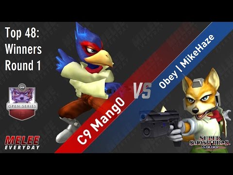 UGC Smash Open - C9 Mang0 (Falco) vs. Obey | MikeHaze (Fox) - SSBM - Top 48, WR1