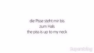 Böhse Onkelz - Heute trinken wir richtig (with Deutsch and English Lyrics)