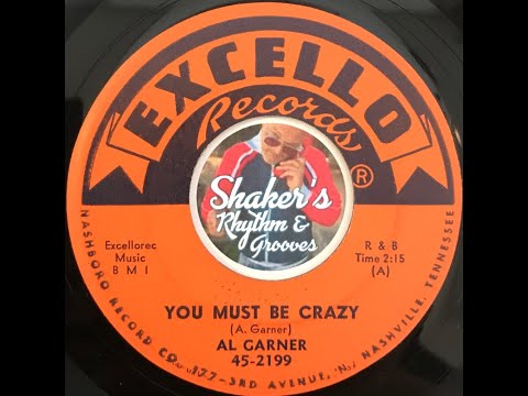 Al Garner • You Must Be Crazy • from 1961 on EXCELLO #45-2199