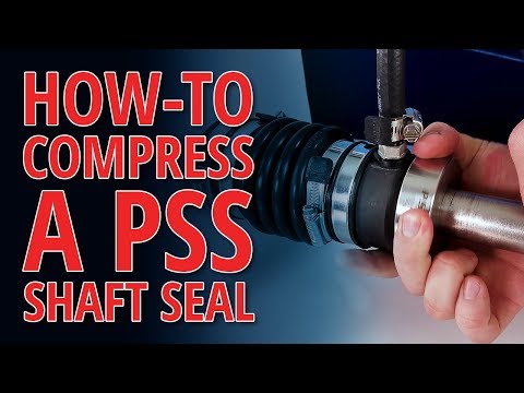 How To Compress A PSS Shaft Seal