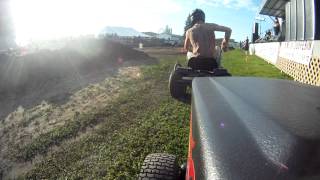 preview picture of video '#16 Cheater lawn mower racing - Team suicide race'