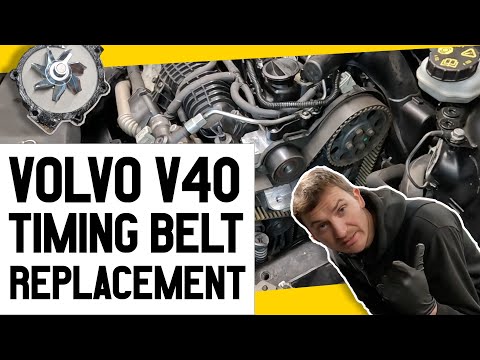 Volvo V40 D2 Timing Belt Replacement - Full Process Video