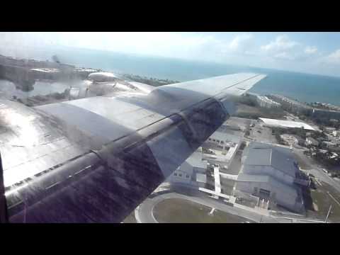 Approach and landing of a DC-7B in Key West