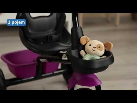 Велосипед 3-колесный Caretero (Toyz) Loco red, арт. TOYZ-0350