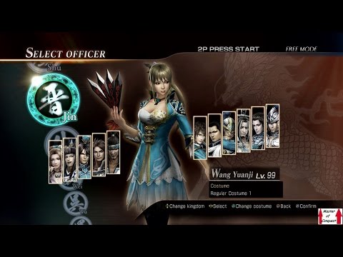 Dynasty Warriors 8 Level 5 Weapon Guides - Wang Yuanji (Battle of Jianye - Sima Zhao's Forces)