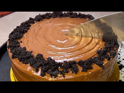Layers German Fudge Cake | Chocolate Cake @FoodCreationsByMarryam