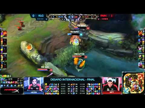 KLG VS PAIN Highlights Desafio Internacional Gran Final   Partida 2 LoLNOW