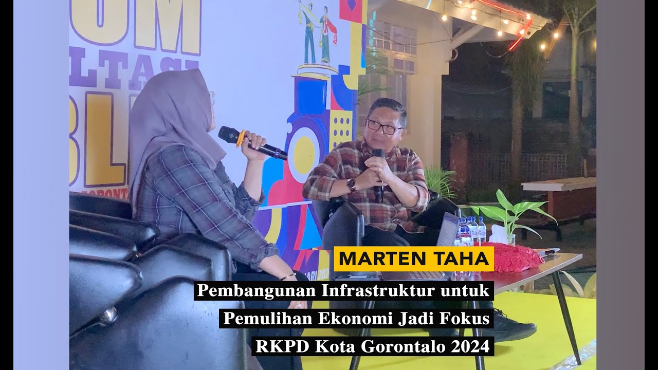Marten Taha : Pembangunan Infrastruktur untuk Pemulihan Ekonomi Jadi Fokus RKPD Kota Gorontalo 2024 