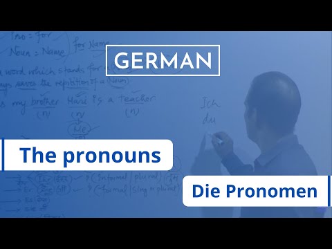 Die Pronomen in Deutschsprache || The Pronouns in German language || German