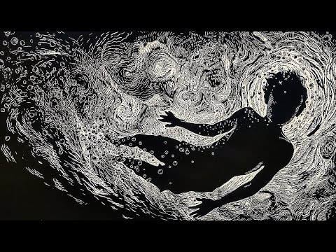 Cómo se imprime un grabado en linóleo?