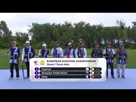 ECh Rifle/Pistol/Shotgun Croatia – Final Skeet Team Men