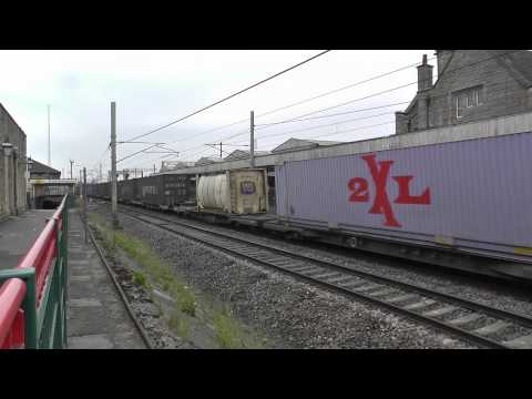 (HD) DRS's 66427 Storms Through Carnforth Working 4S44 Daventry - Coatbridge, 20/6/13
