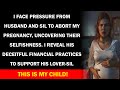 Scum husband saw my unborn child as a financial burden so he forced me to abort him