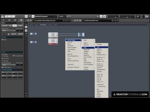Reaktor - How To Build A Reaktor Sample Masher - How To Tutorial