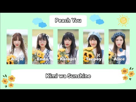 Peach You - Kimi wa Sunshine เนื้อร้อง [THA]