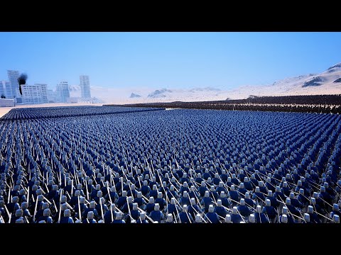 Can 10,000 Archers stop 50,000 Knights and Cavalry? | Ultimate Epic Battle Simulator | UEBS