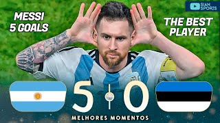 SHOW DO MESSI O MELHOR JOGADOR DA HISTÓRIA CHOCOU O MUNDO AO MARCAR 5 GOLS NESSA PARTIDA