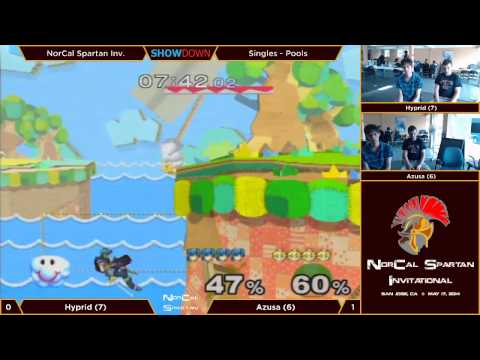 NorCal Spartan Invitational 2014 - Pools: Round Robin - Hyprid (Marth) vs Azusa (Peach)