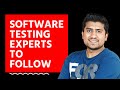 Top 3 Software Testing Experts You Should Follow As QA 30 Days Of API Testing Day 17