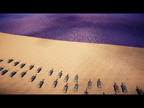 2.5 Million Egyptian Spearman Vs 250 Sherman Tank | Ultimate Epic Battle Simulator 2 | UEBS2